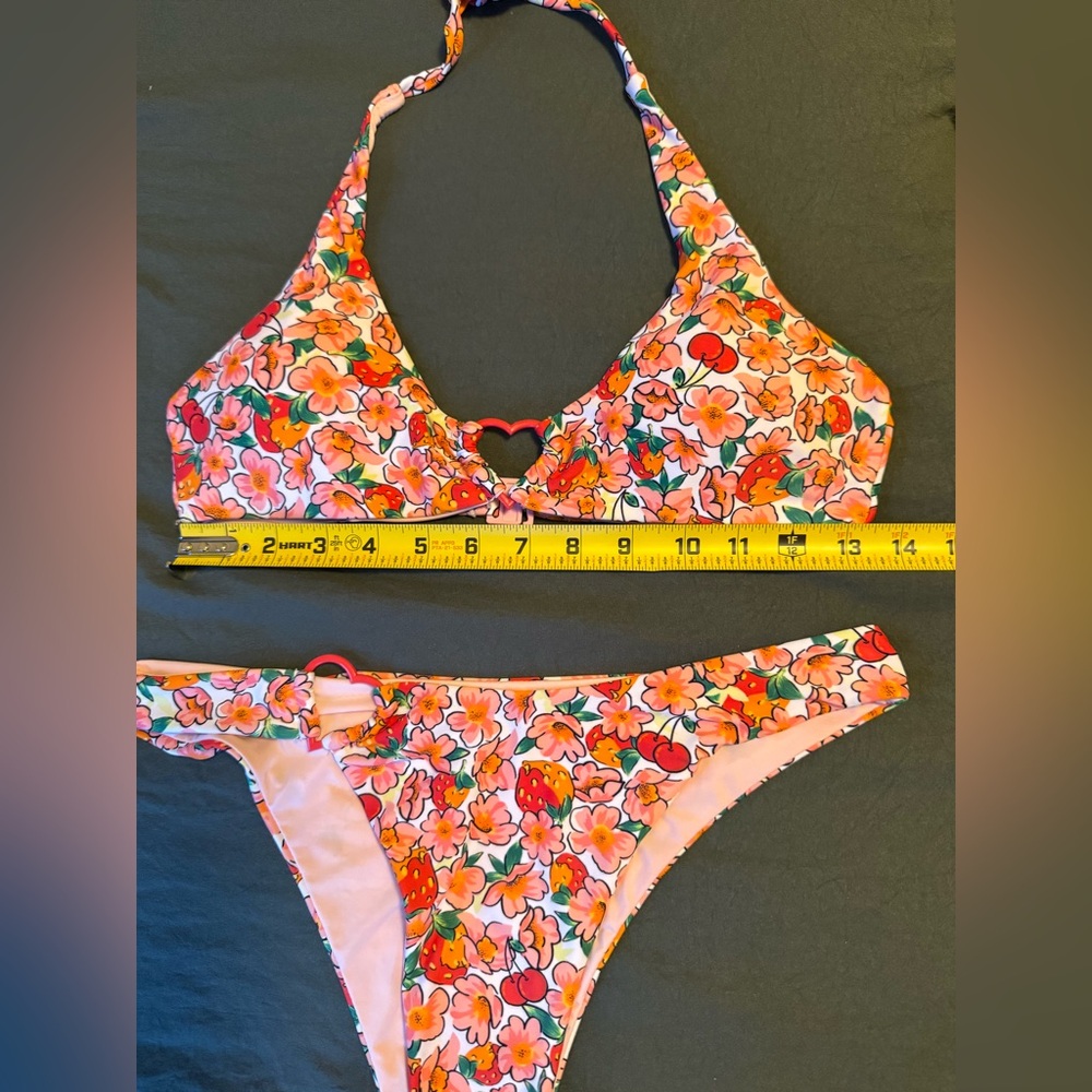 🌺 Blackbough Swim Berry Cherry Thea Bikini Set | Size M - Picture 6 of 12